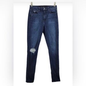 Joes Jeans Honey high rise curvy ankle skinny jeans with distressing - size 28